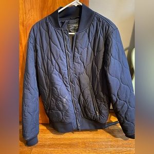 Levi Navy Blue Bomber Jacket.